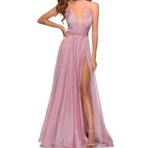 La Femme Chiffon Ballgown-Size 4